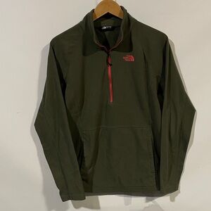 The North Face Olive Green Pullover Jacket